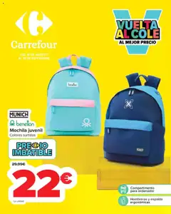 Vista previa del folleto Carrefour Vuelta al Cole válido desde 18/08/2025