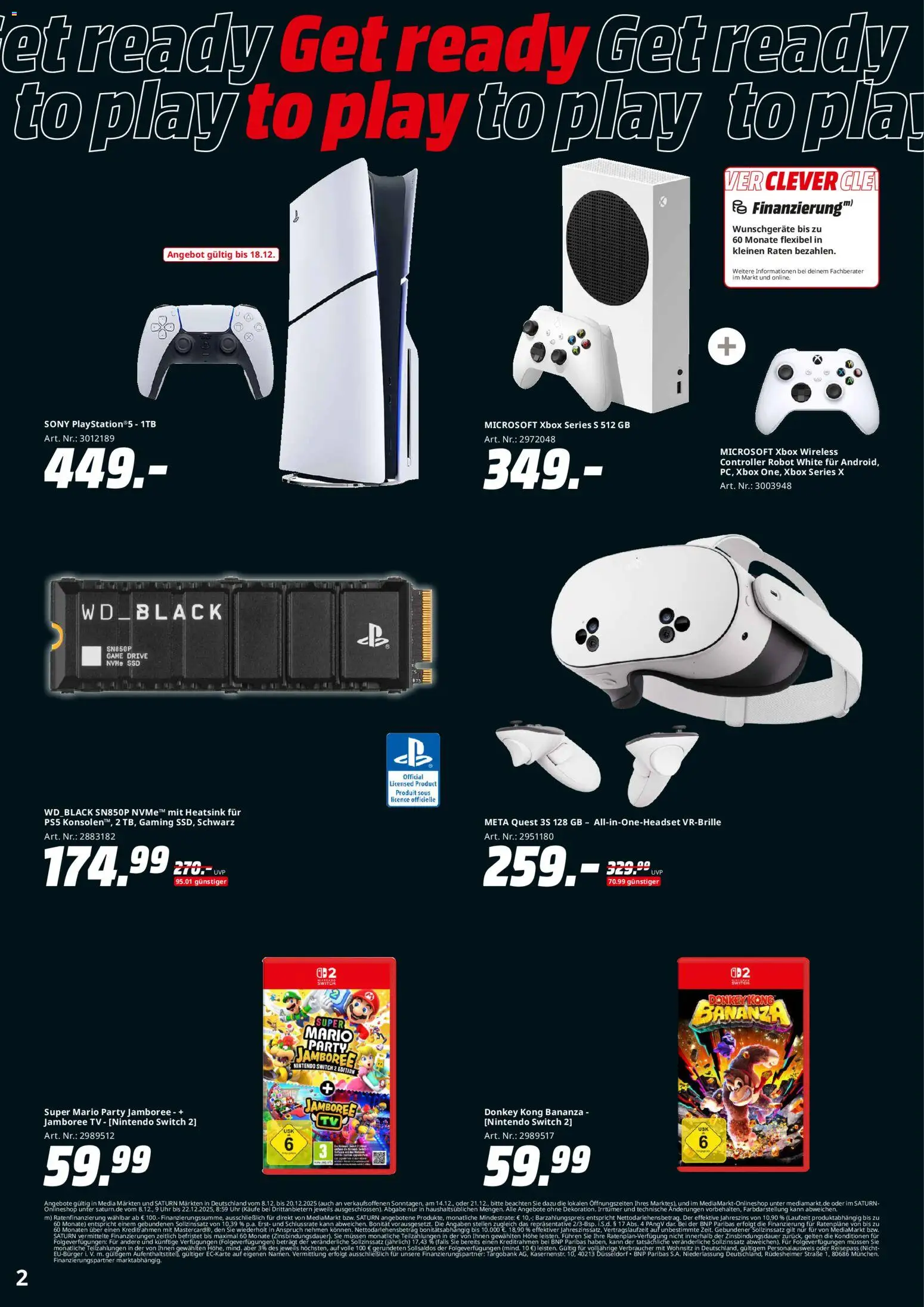 Media Markt Prospekt 	 - Seite 2 - gültig ab 08.12.2025