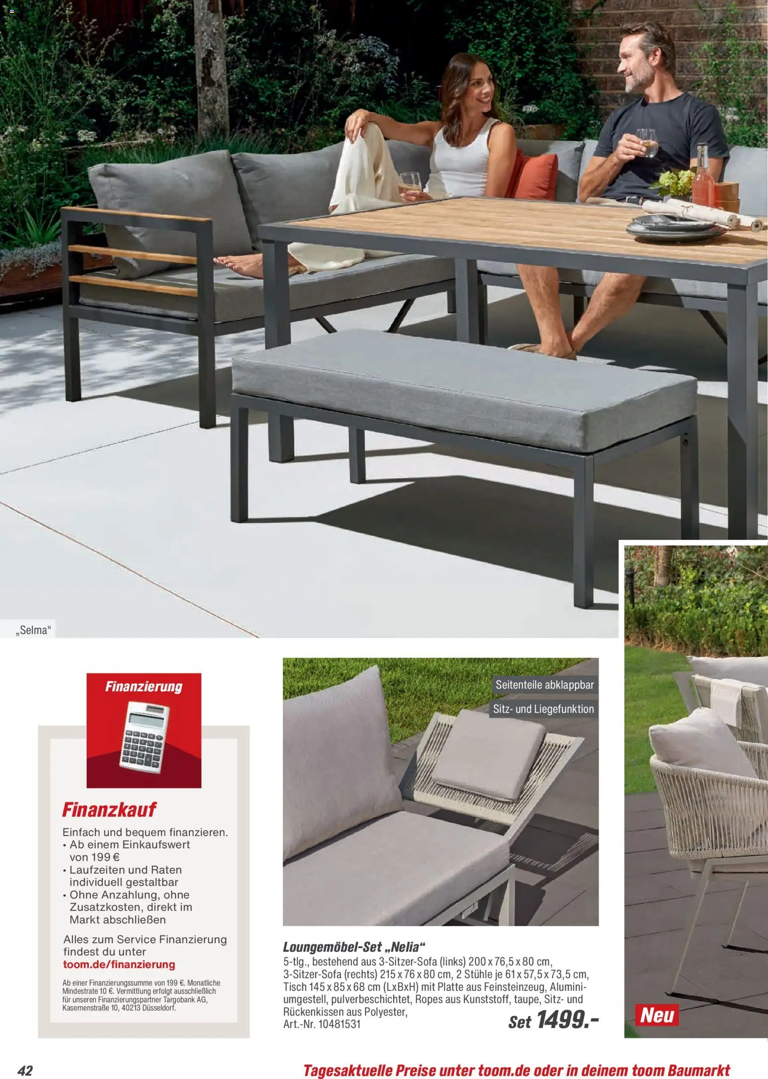 Toom Baumarkt  Gartenmöbel & Solar-Leuchten 2026 - Seite 42 - gültig ab 01.01.2026