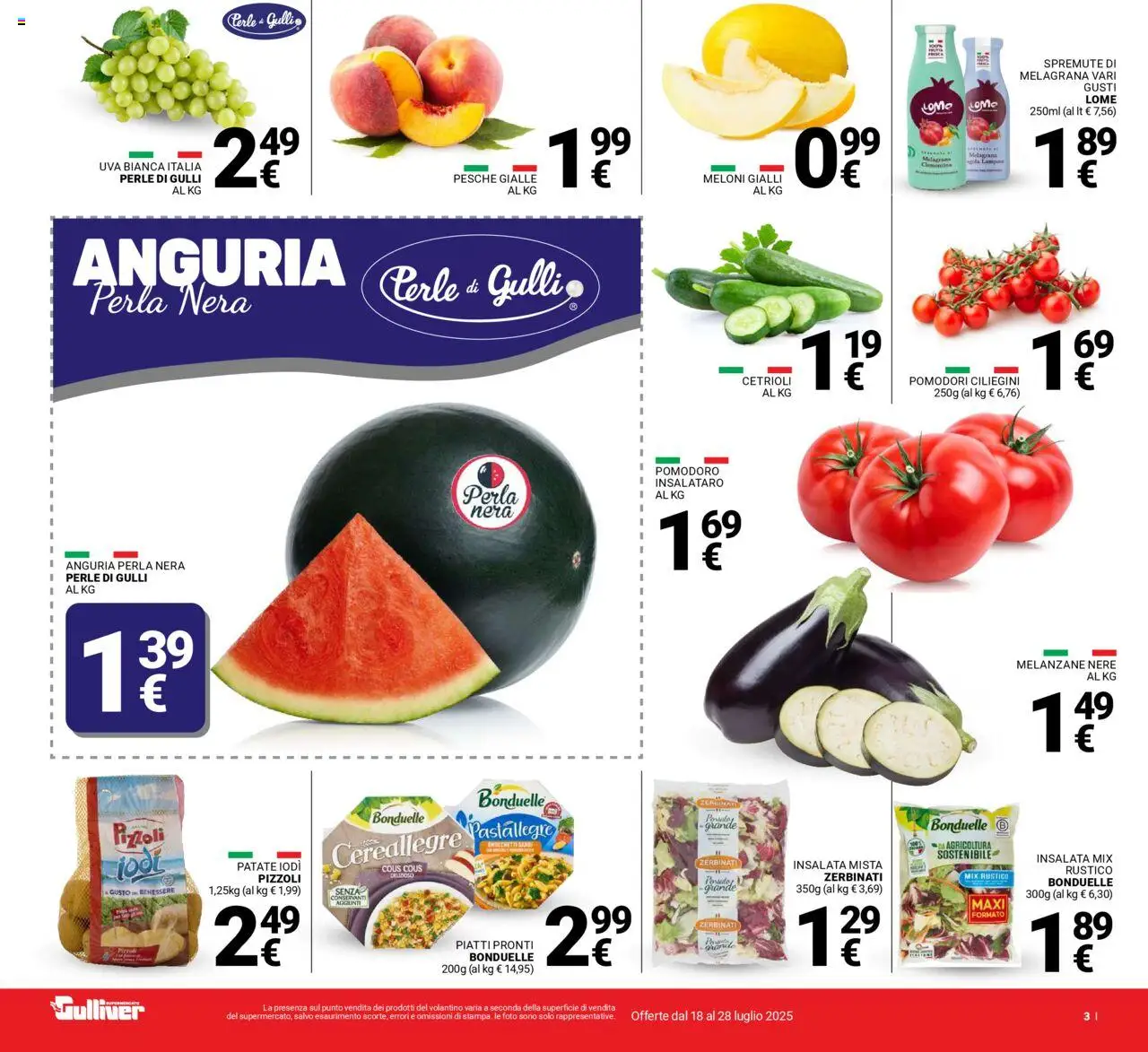 Volantino Gulliver	 - pagina 3 - valido dal 18/07/2025