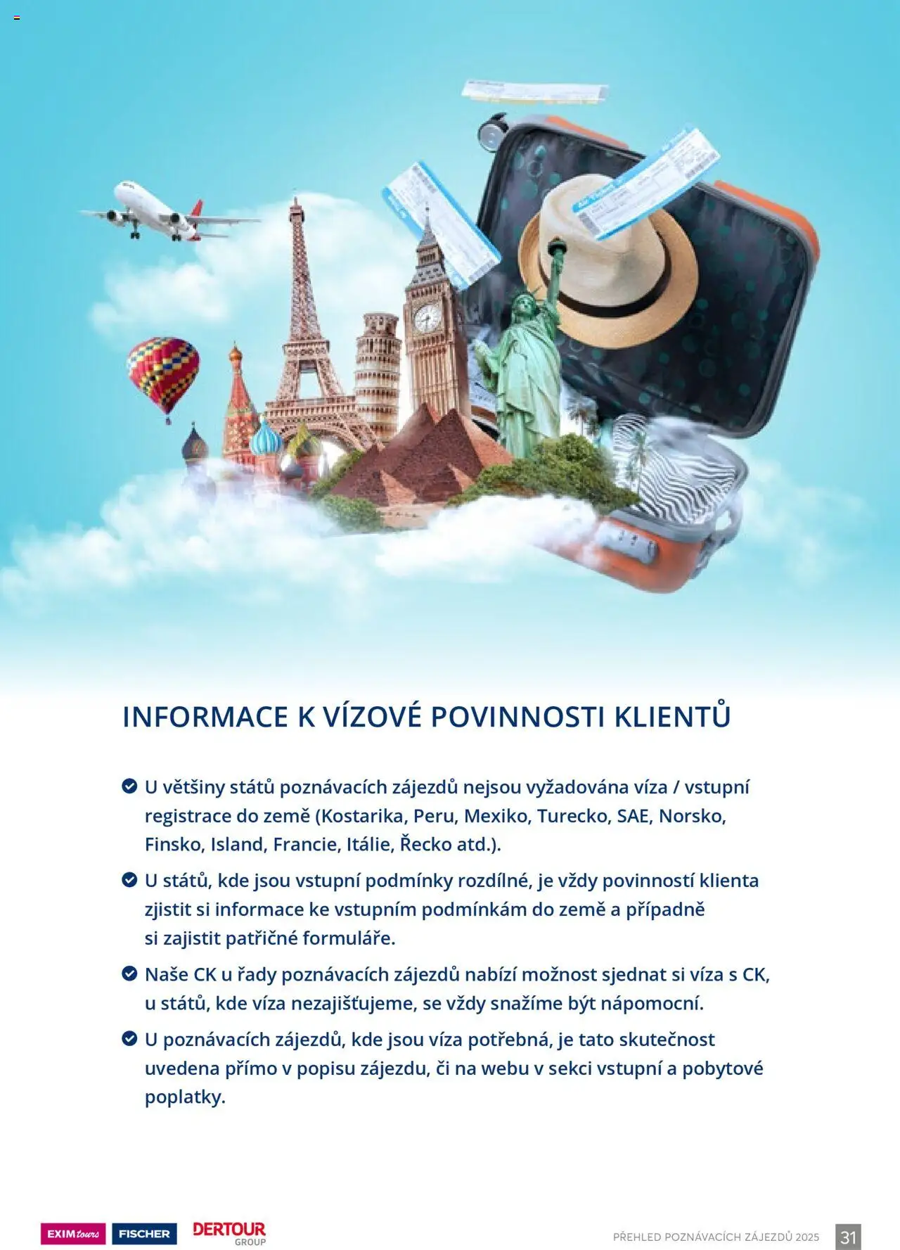 EXIM tours katalog - Poznávací zájezdy - strana 31- platný od 01.01.2025