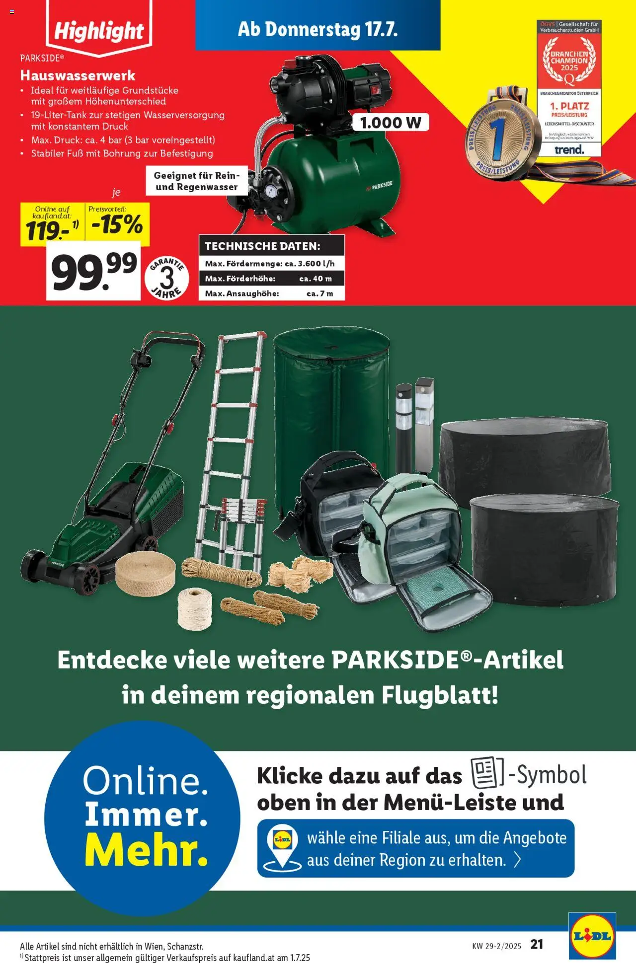Lidl Flugblatt - Seite 25- gültig ab 17.07.2025