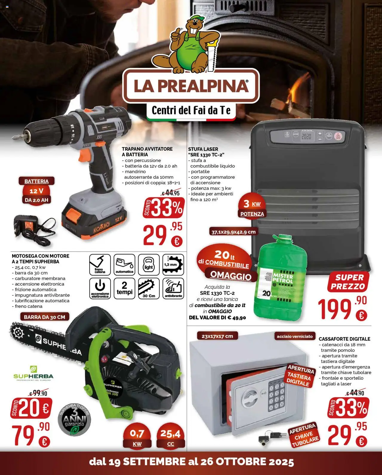 Volantino La Prealpina	 - pagina 1 - valido dal 19/09/2025