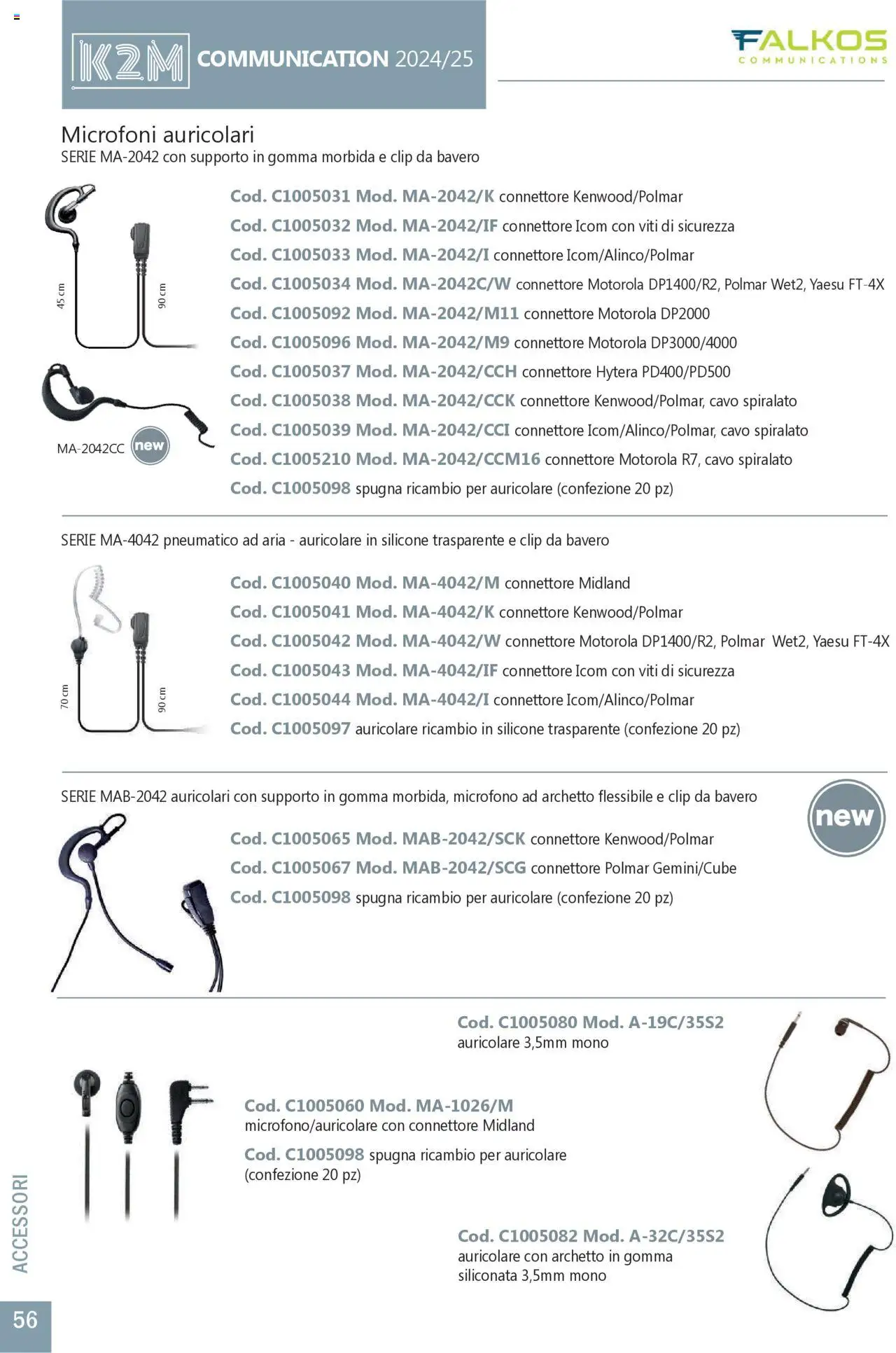 GBC Comunicazione K2M catalogo - pagina 56 - valido dal 31/05/2025
