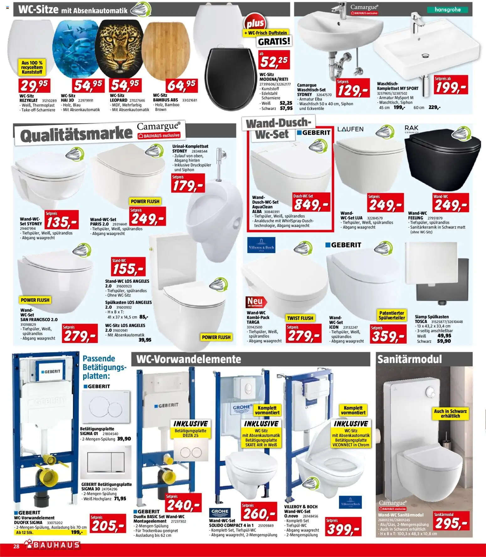 Bauhaus Prospekt aktuell - page 28- valid from 01.04.2026