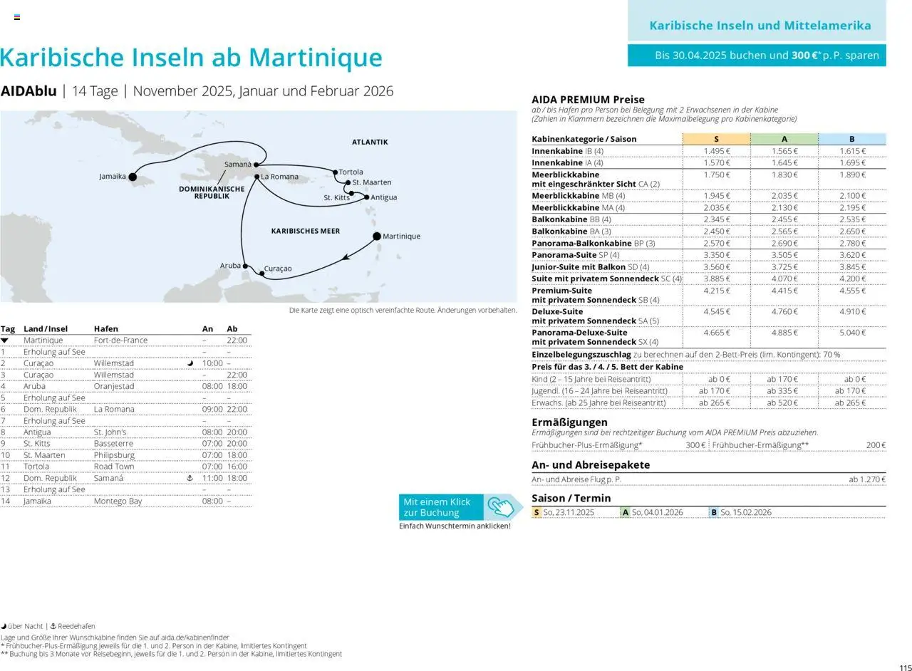 Aida Prospekt Winter 2025/26 - Seite 115 - gültig ab 01.10.2025