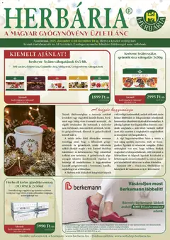 Előnézet Herbária Akciós újság érvényes 2025.12.04.-tól