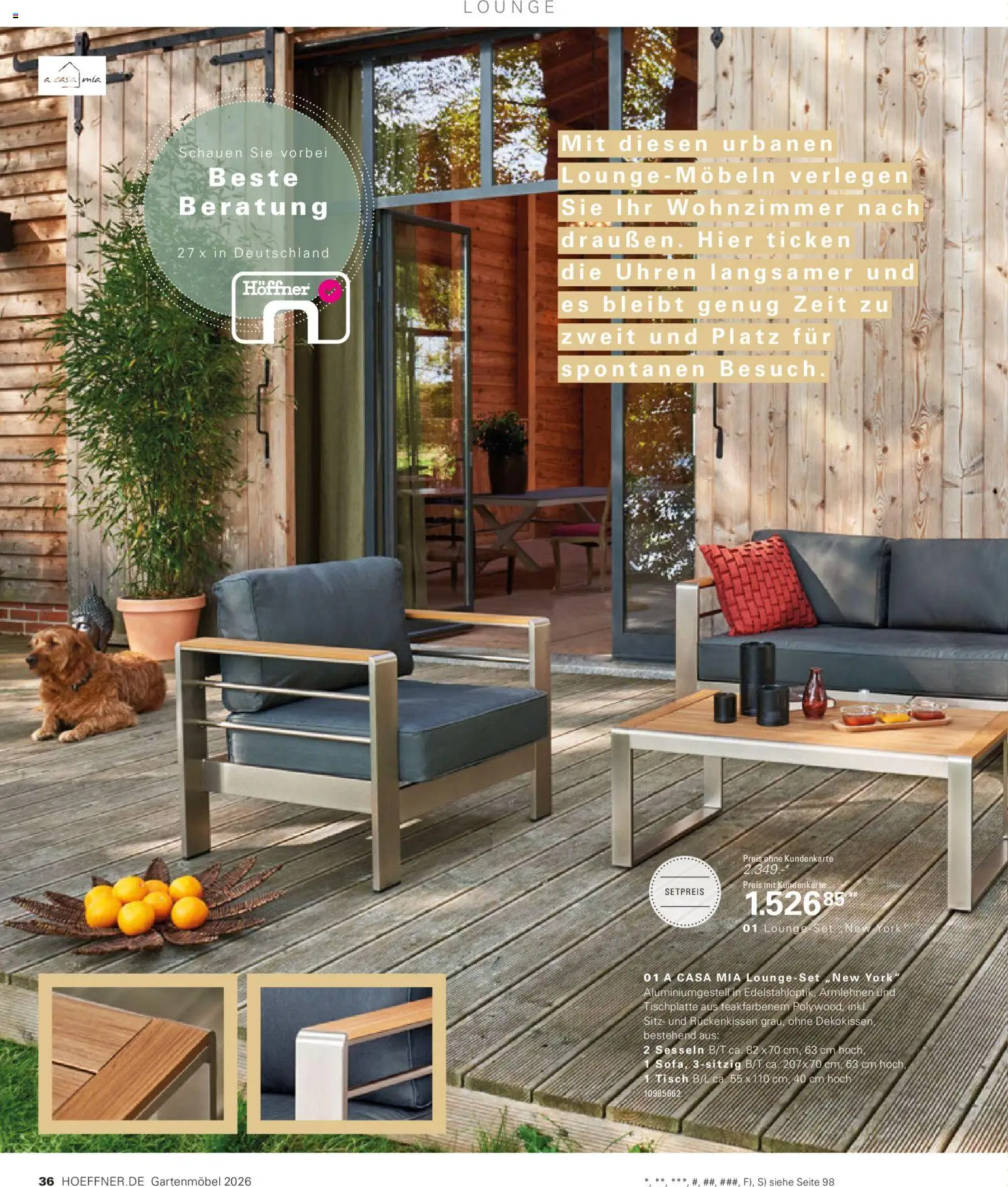 Höffner Prospekt Gartenmöbel - Seite 36 - gültig ab 27.03.2026
