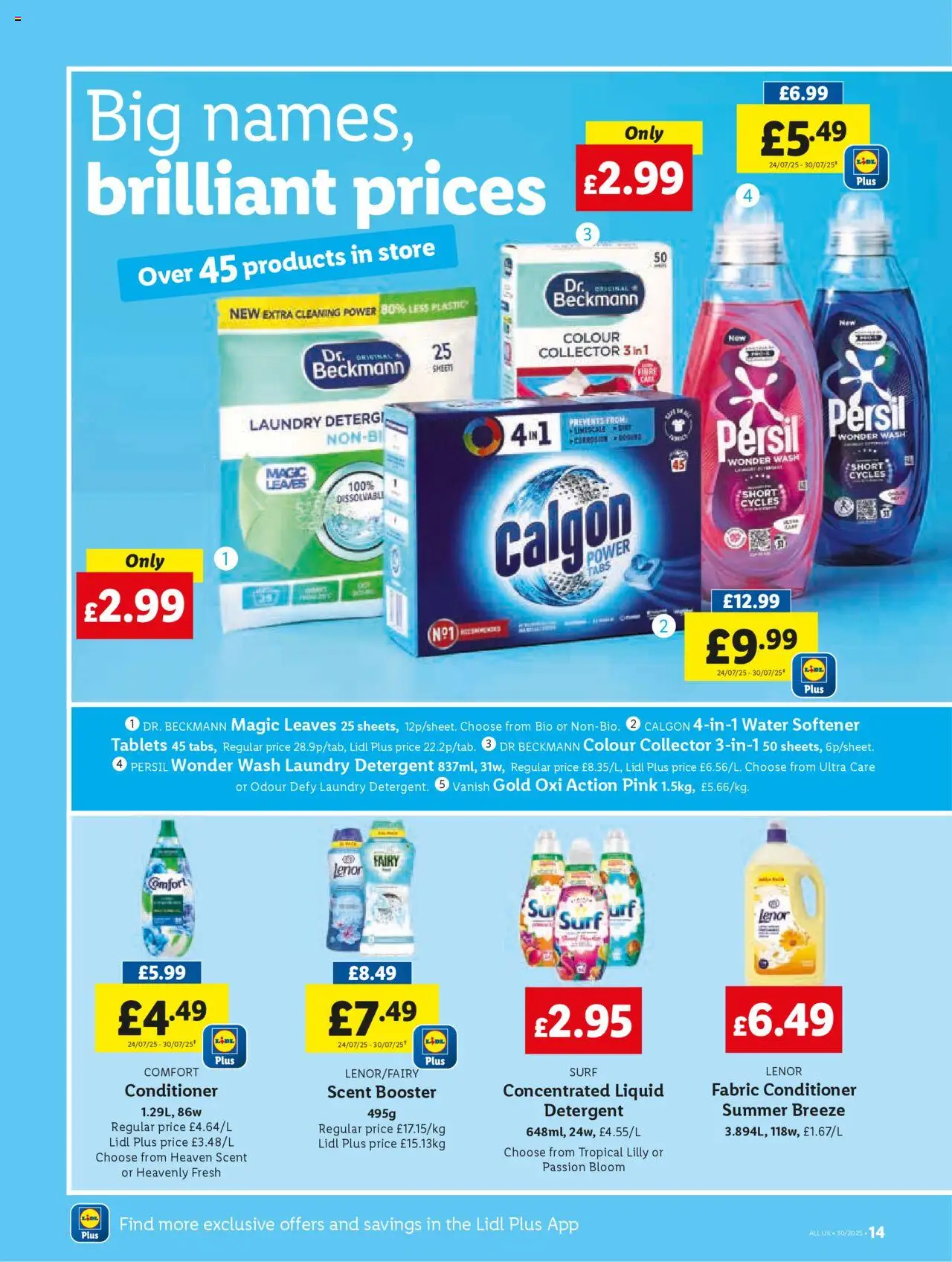Lidl - Lidl Weekly Wales - page 14- valid from 24/07/2025