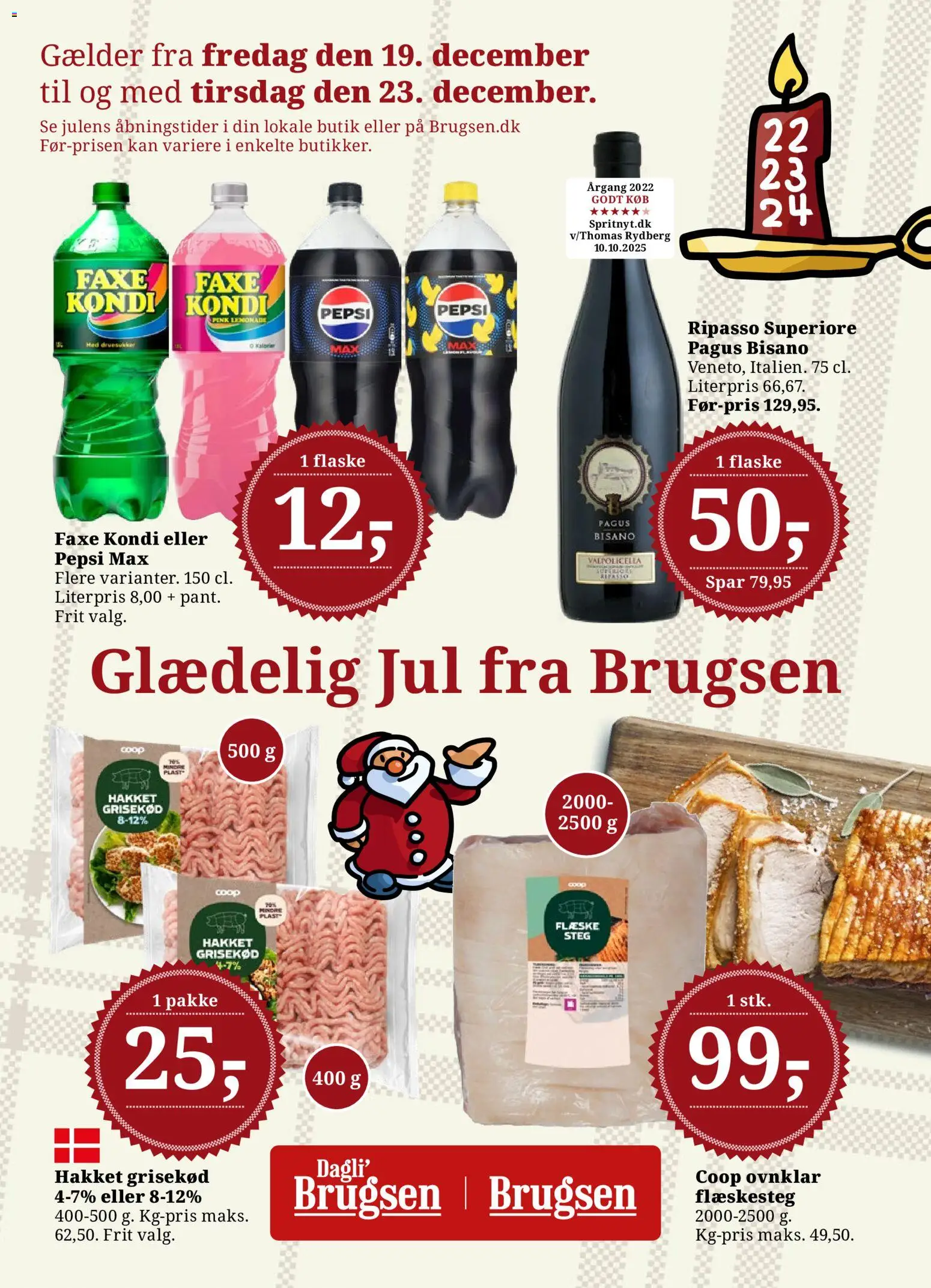 Dagli'Brugsen - Tilbudsavis - side 1- gyldig fra 19/12/2025