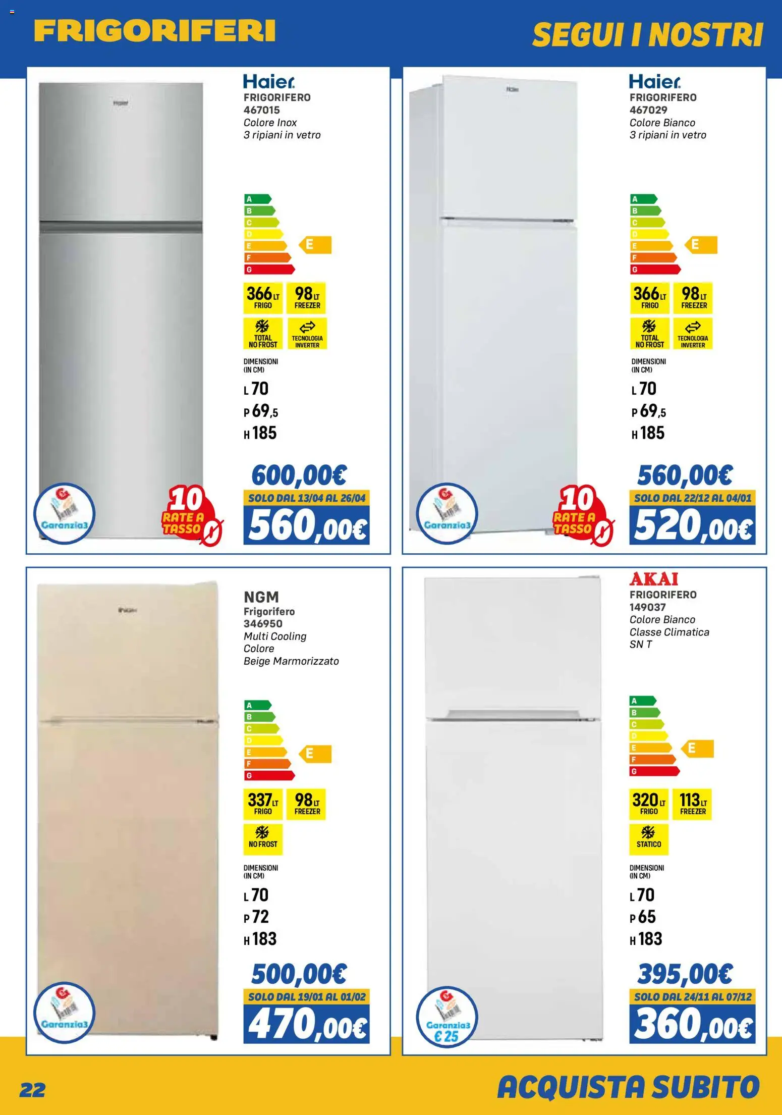 Orizzonte Elettrodomestici catalogo - pagina 22 - valido dal 01/11/2025