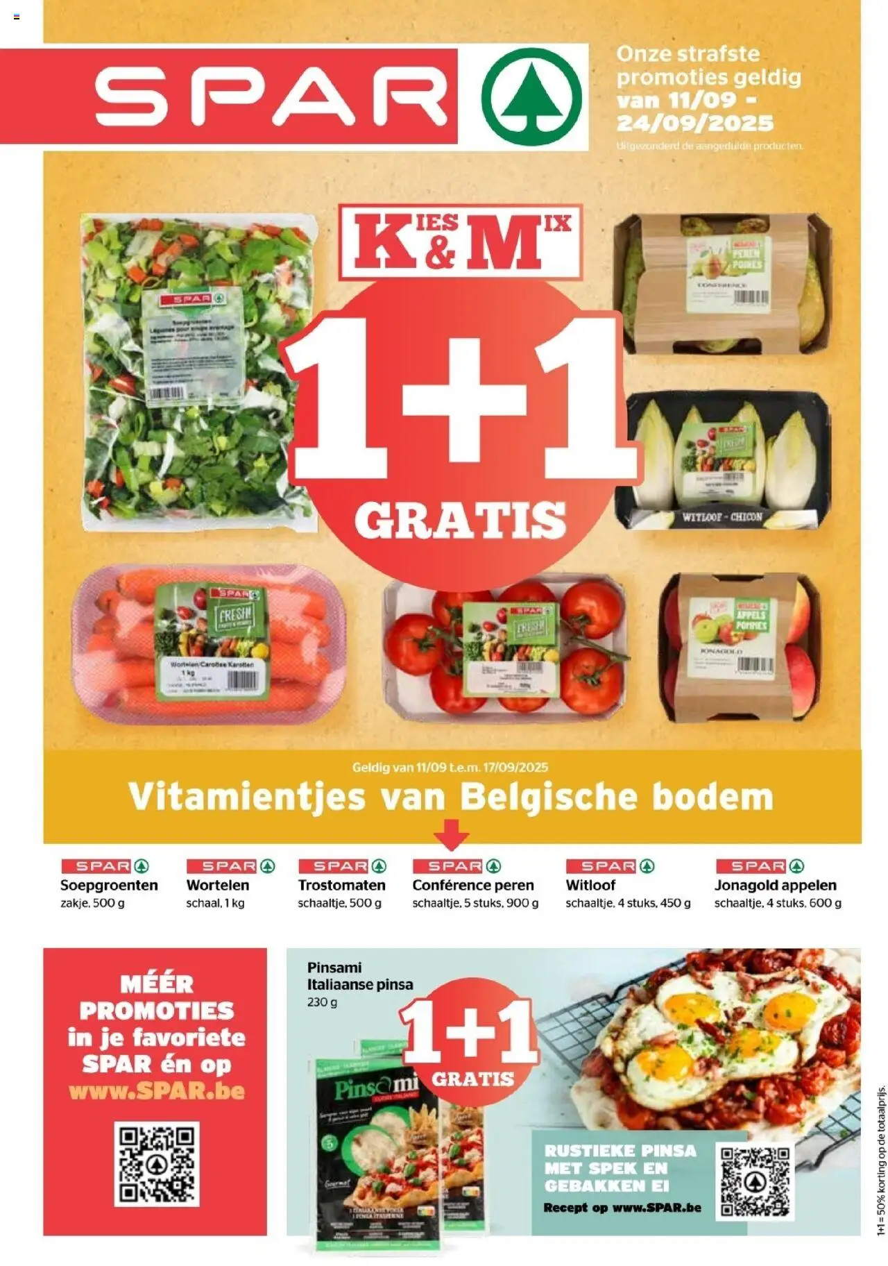 Spar folder - pagina 1- geldig vanaf 11/09/2025