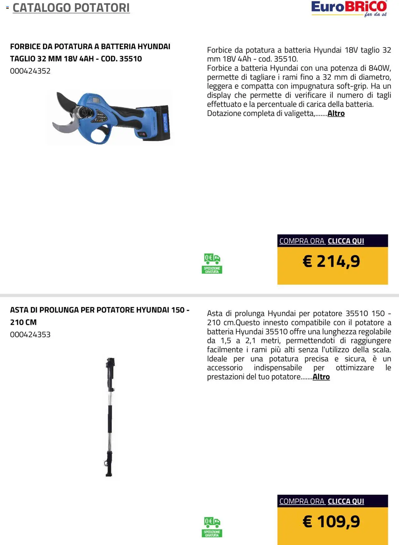 Eurobrico Potatori catalogo - pagina 22 - valido dal 23/07/2025
