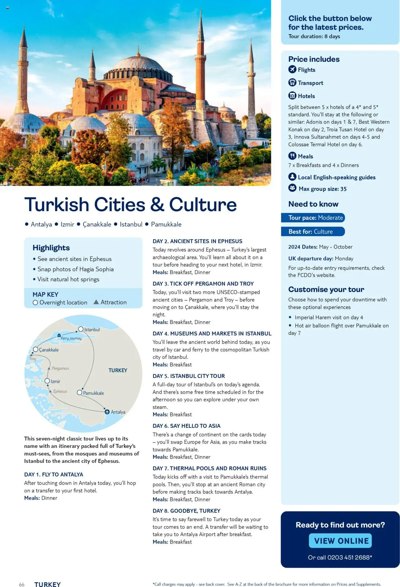 TUI - Worldwide Tours - page 66- valid from 01/05/2024