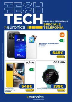 Anteprima Euronics Telefonia catalogo valida dal 20/10/2025
