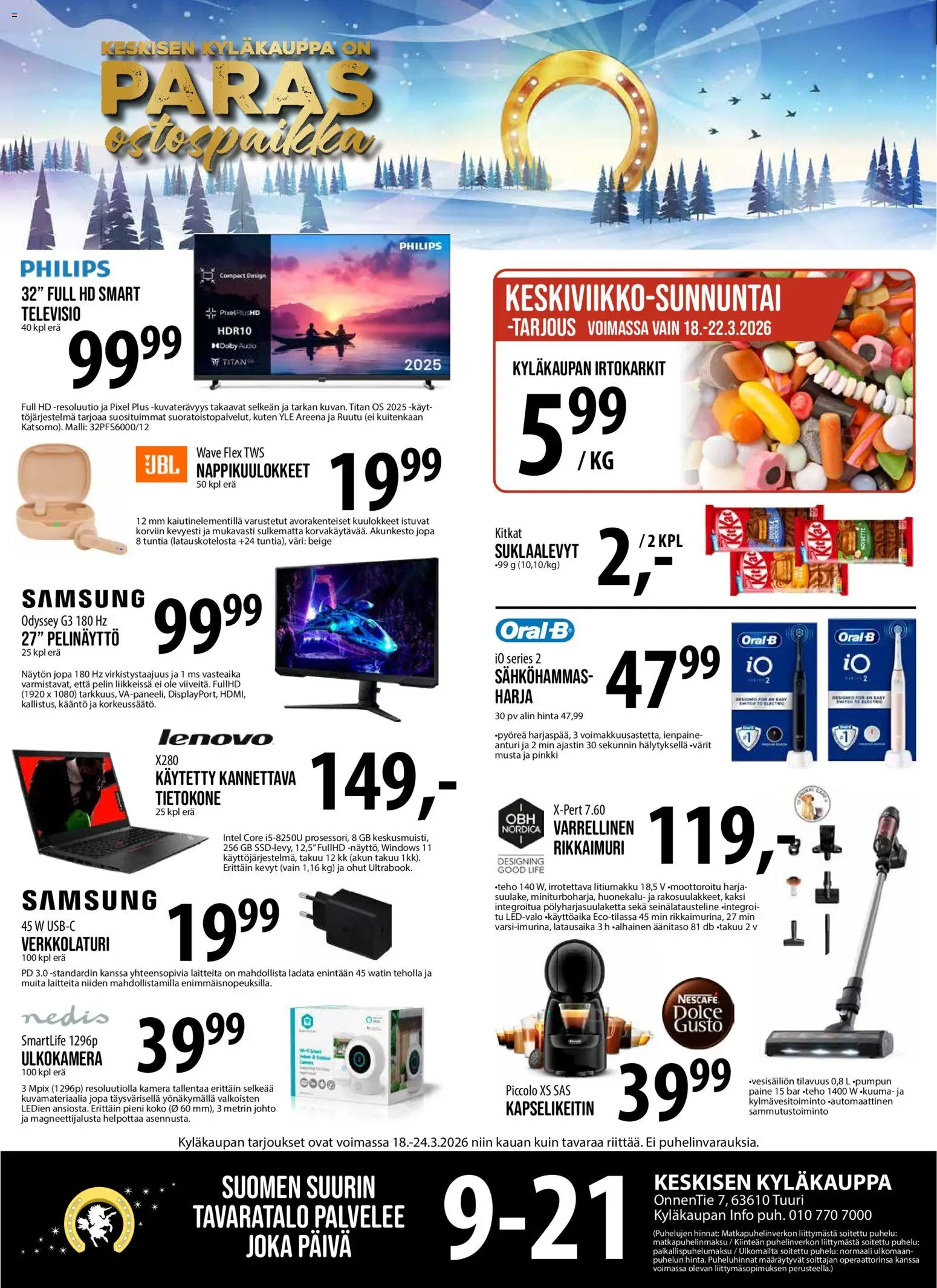 Tuuri tarjoukset - sivu 1- voimassa alkaen 18/03/2026