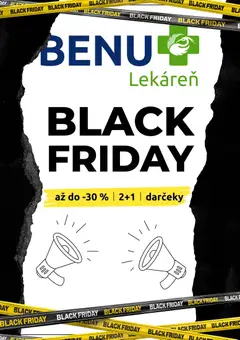 BENU Lekáreň leták platný od 18.11.2025