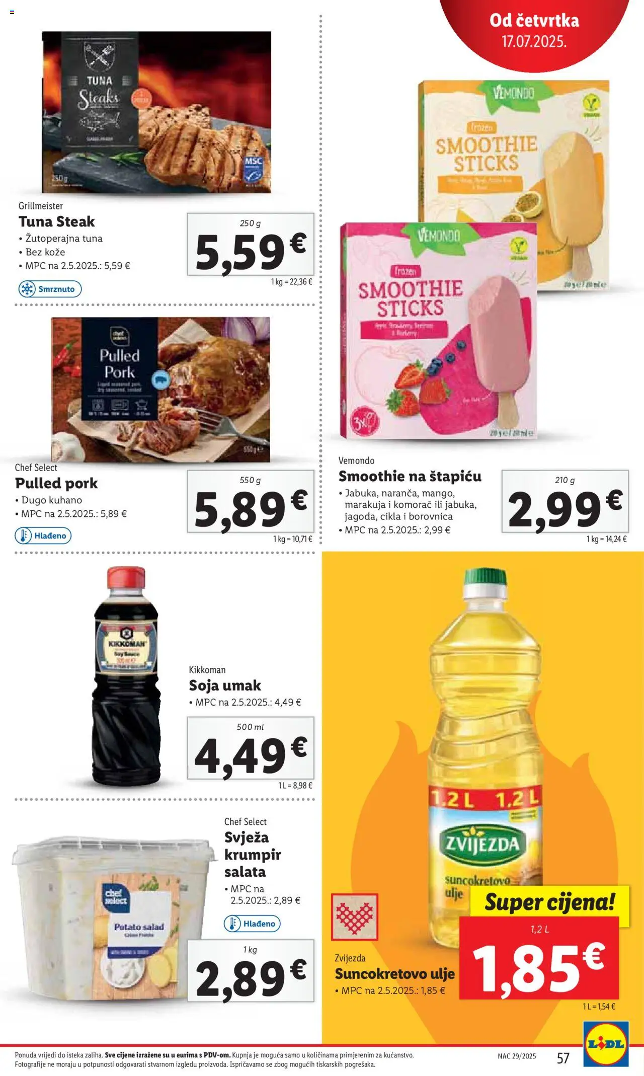 Katalog Lidl - stranica 57- važeći od 14.07.2025