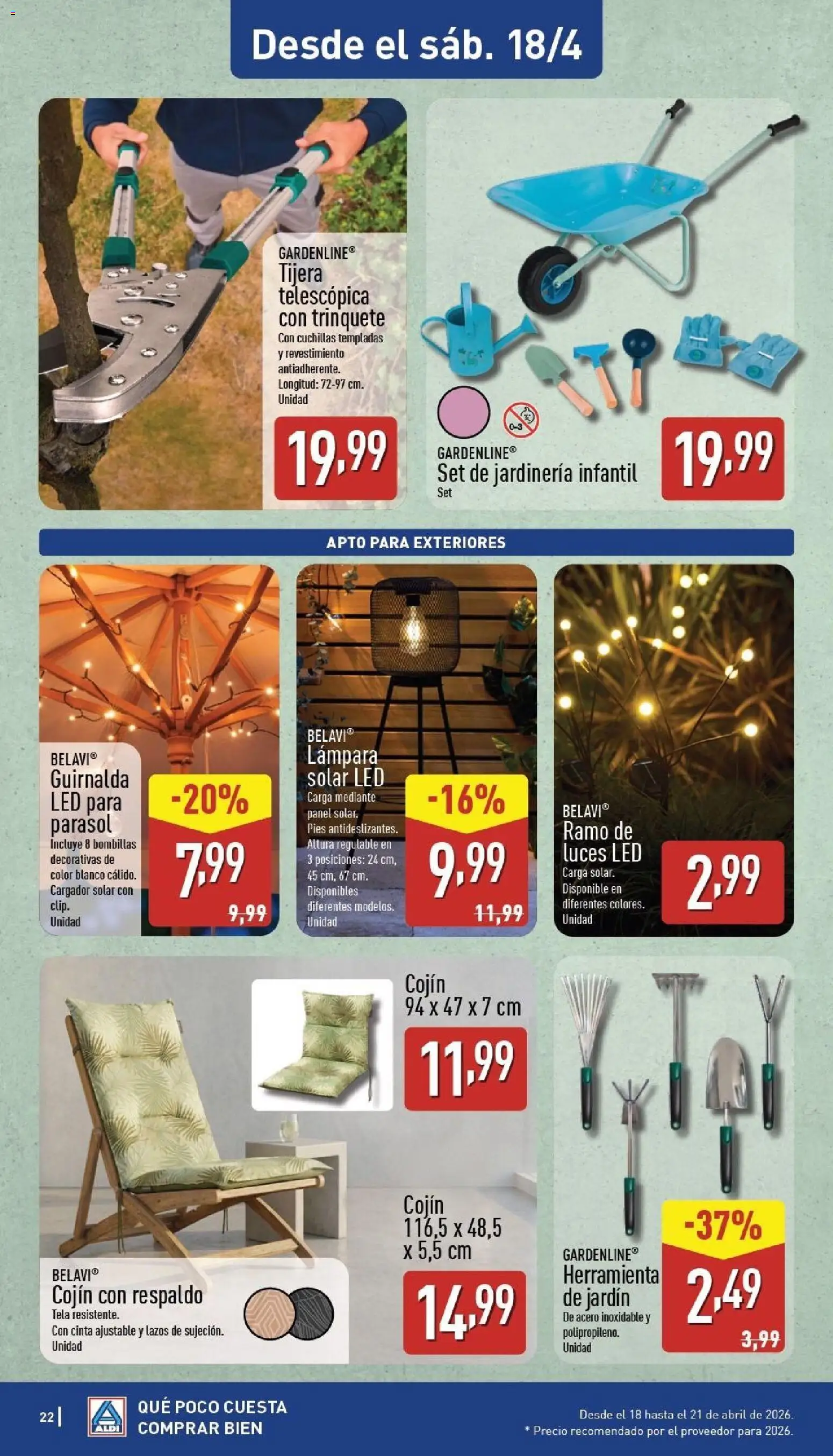 Aldi folleto Península - Página de 22 - Válido desde 13/04/2026