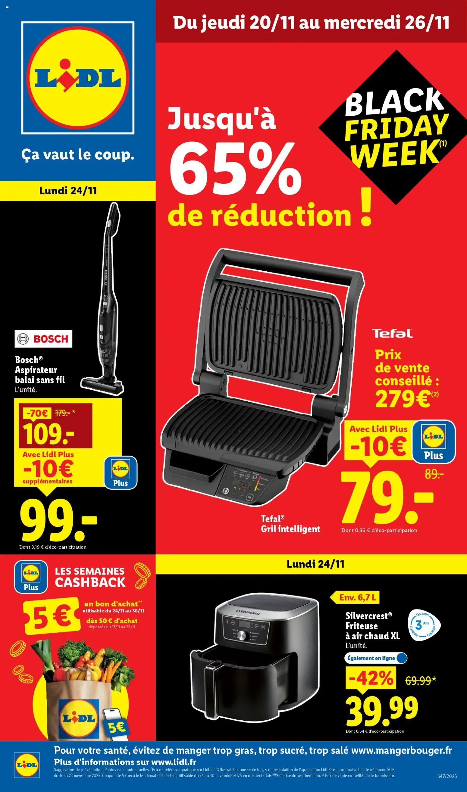 LIDL Black Friday - page 1 - valable à partir du 20/11/2025