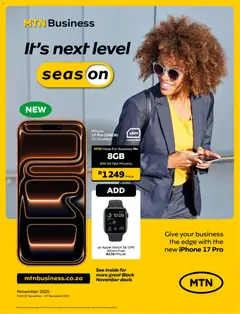 Preview MTN Business Deals valid from 07/11/2025