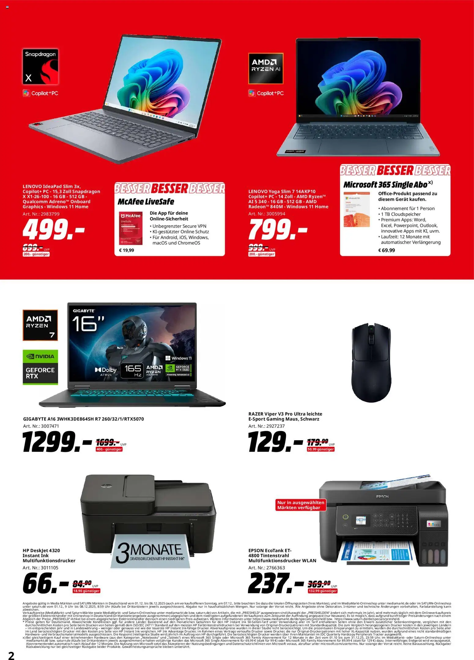 Media Markt - Cyber Monday - Seite 2 - gültig ab 01.12.2025
