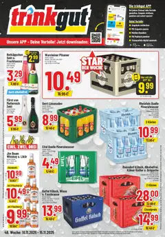 Vorschau Trinkgut Prospekt gültig ab 10.11.2025