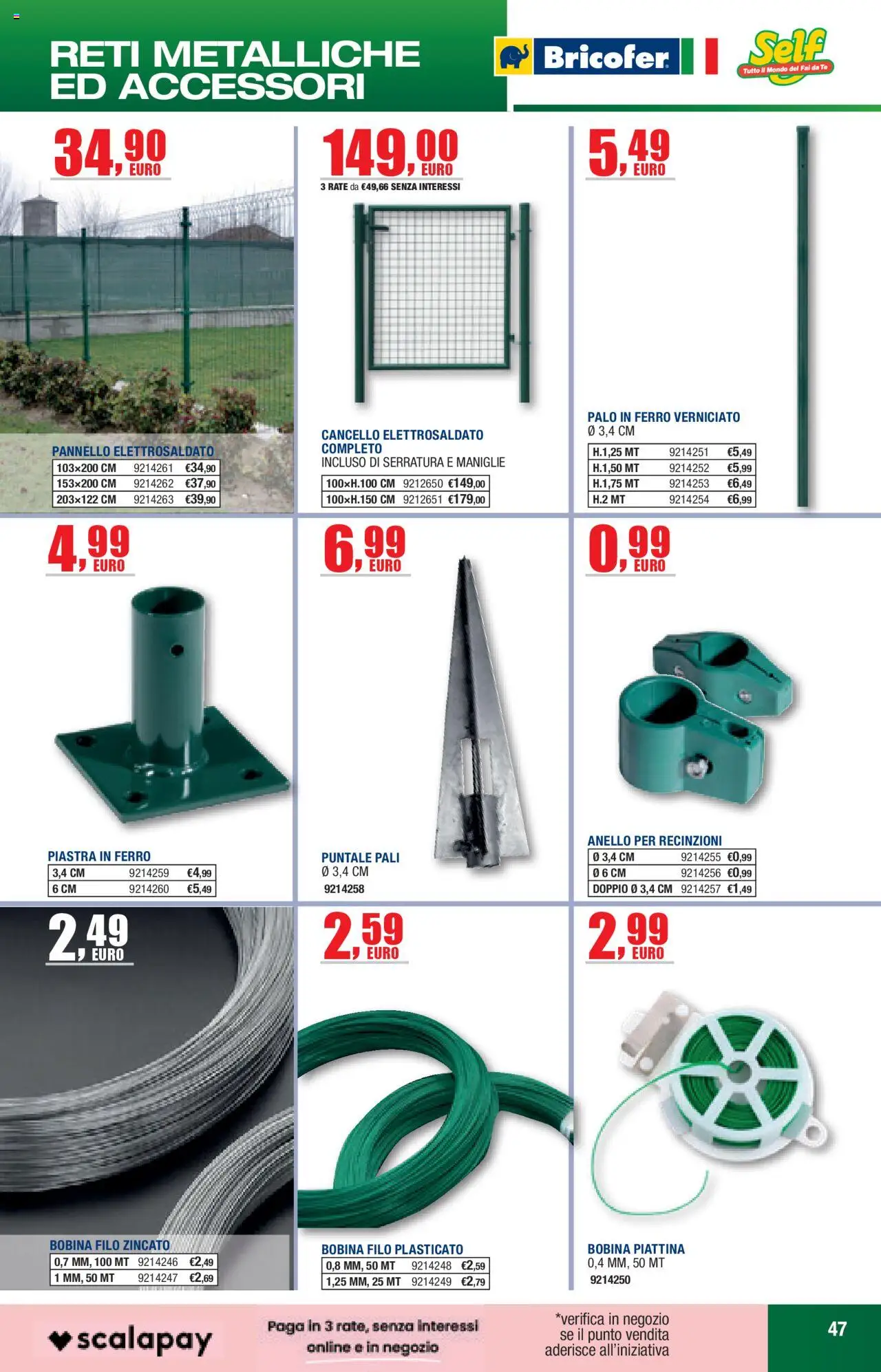 Bricofer Primavera - Estate catalogo - pagina 47 - valido dal 27/05/2025