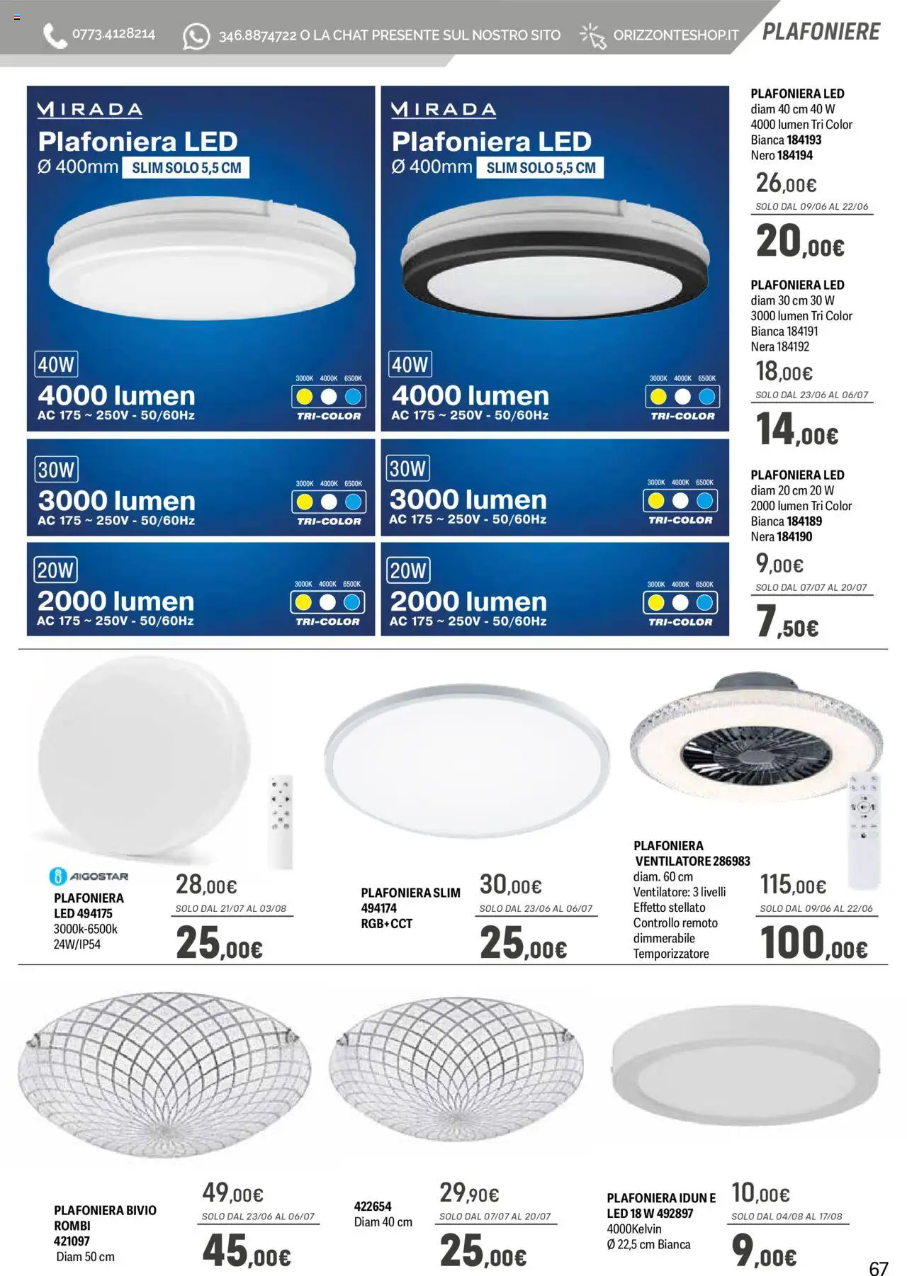 Volantino Mobile Orizzonte	 - pagina 67 - valido dal 09/05/2025