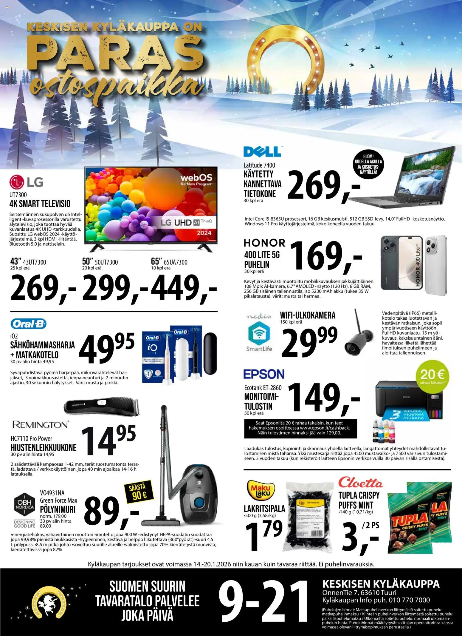 Tuuri tarjoukset - sivu 1- voimassa alkaen 14/01/2026