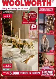 Vorschau Woolworth Flugblatt gültig ab 21.11.2025