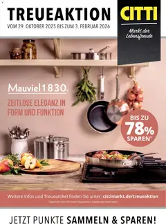 Vorschau CITTI Markt Treueheftaktion gültig ab 29.10.2025