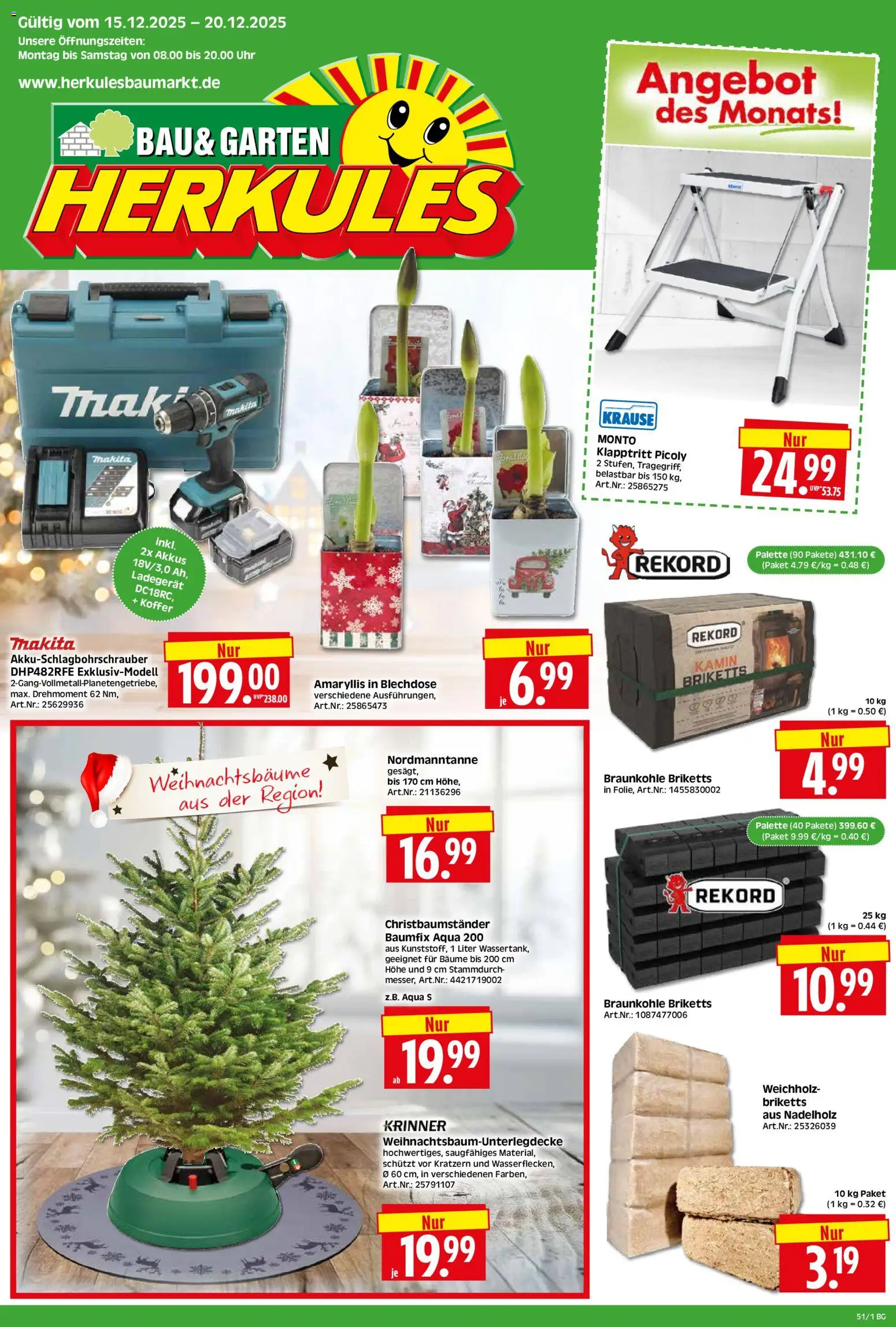 HERKULES - Bau & Garten - Seite 1 - gültig ab 15.12.2025