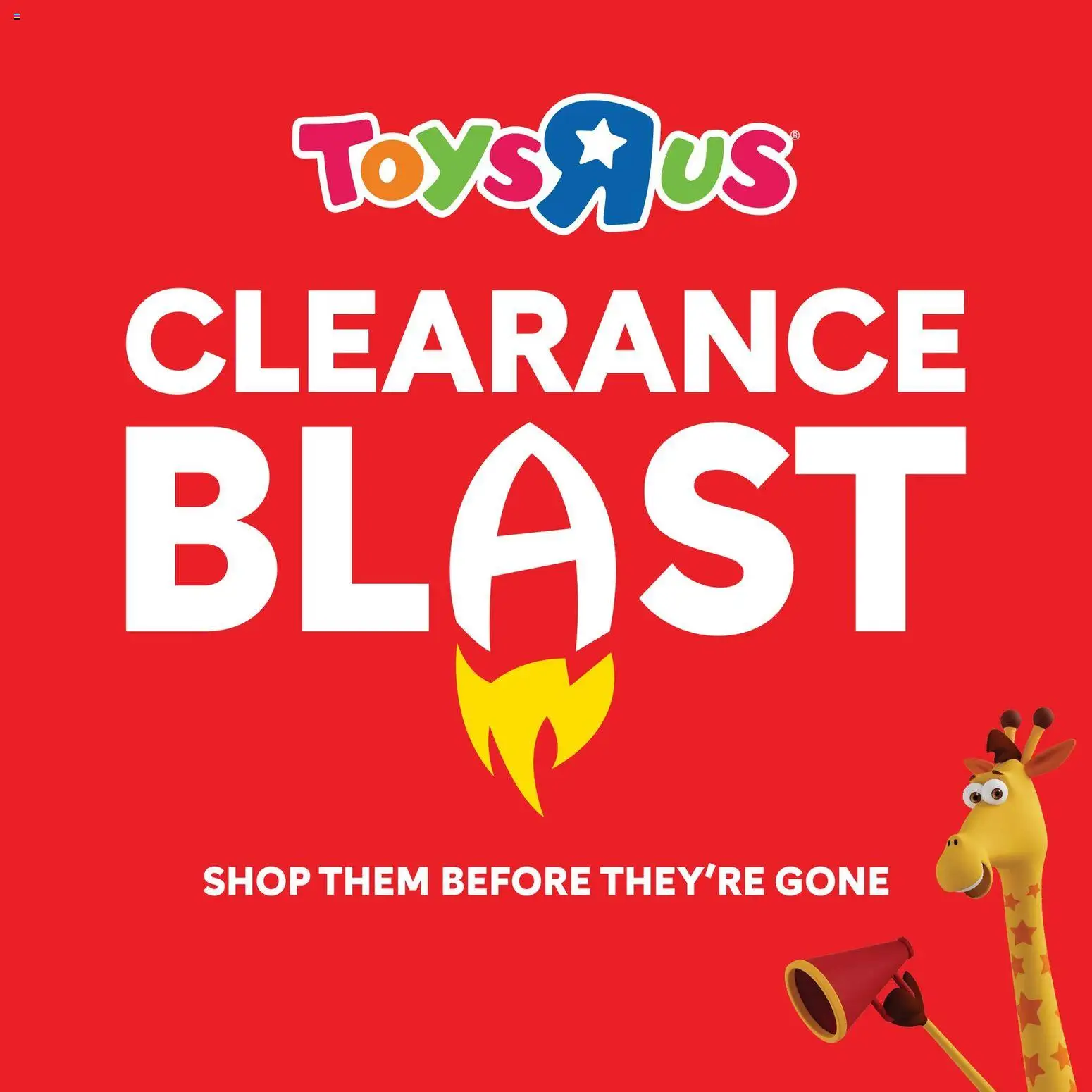 Toys R Us Clearance Blast - page 1- valid from 08/01/2026