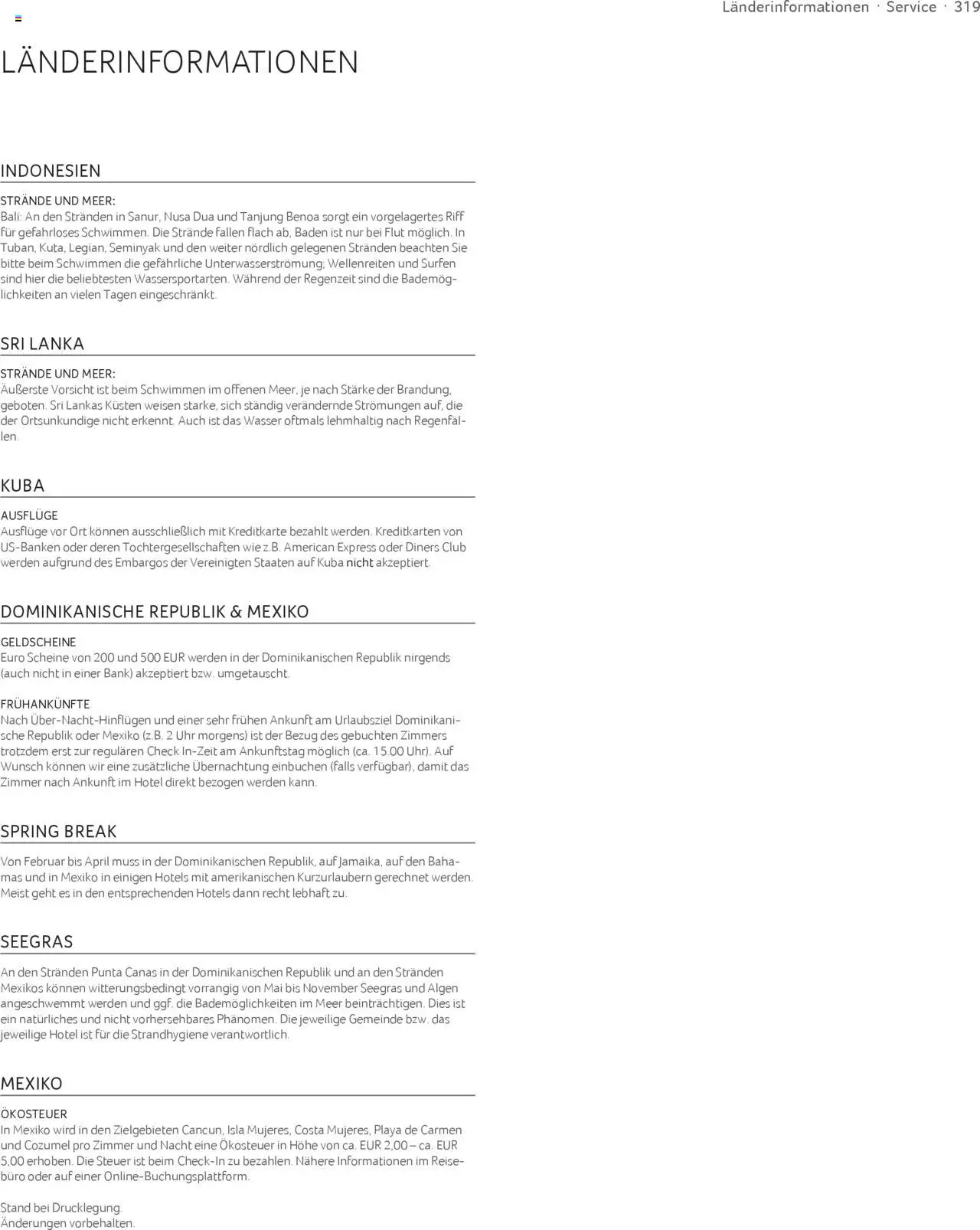 Aida - Airtours Fernreisen  - Seite 319 - gültig ab 01.11.2025