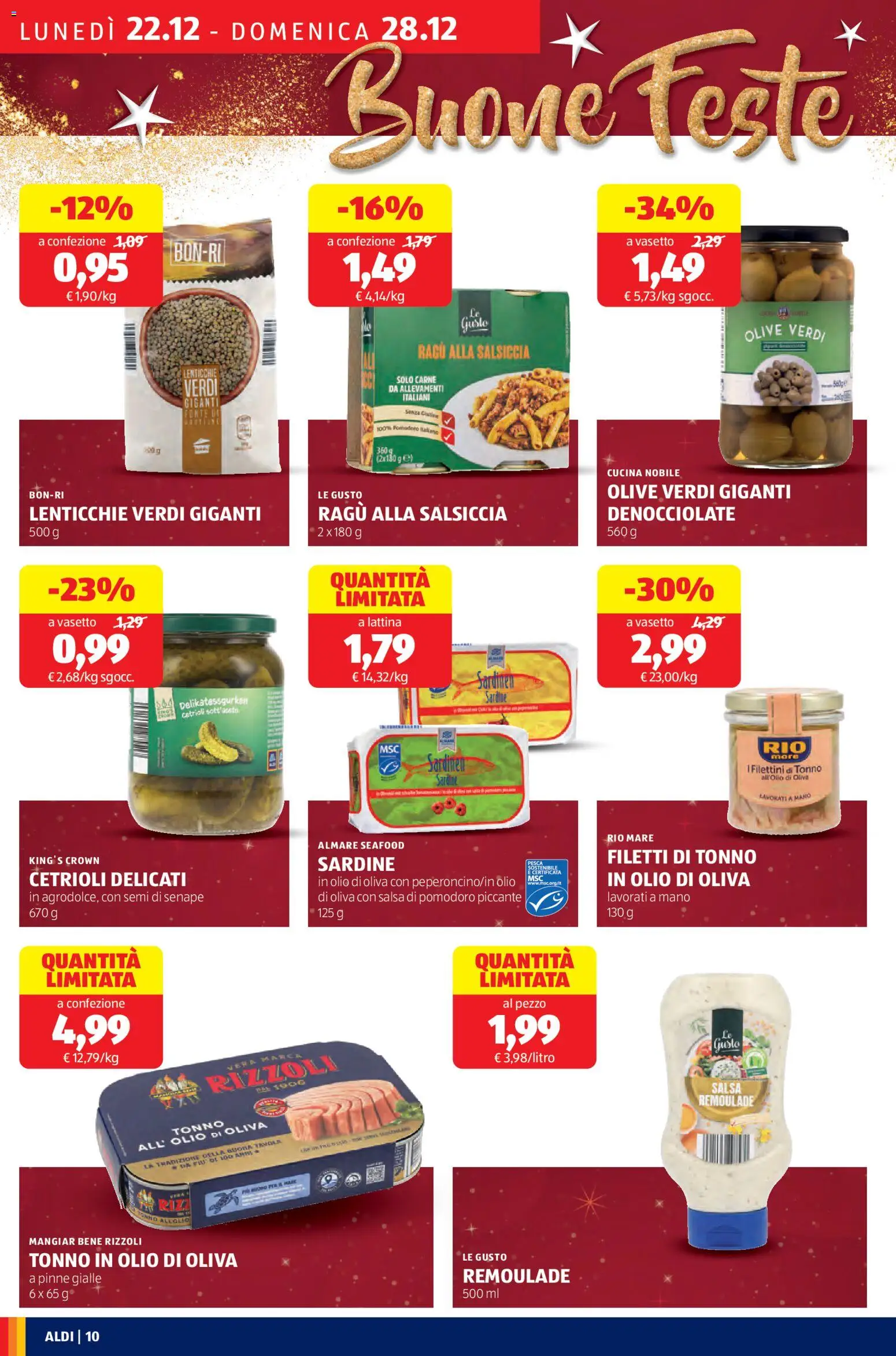 Volantino Aldi	 - pagina 10 - valido dal 22/12/2025