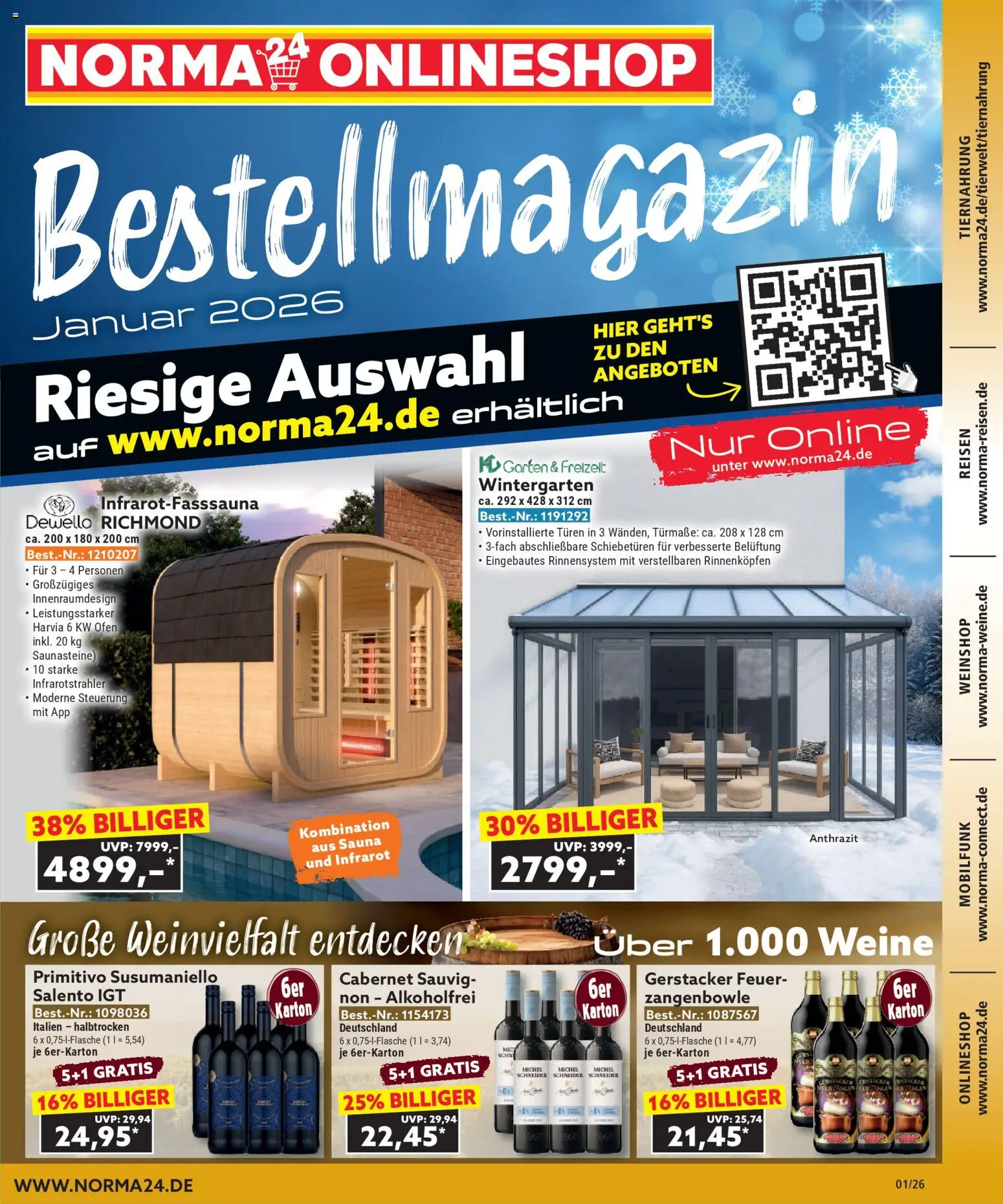 Norma Bestellmagazin Januar 2026 - Seite 1 - gültig ab 01.01.2026
