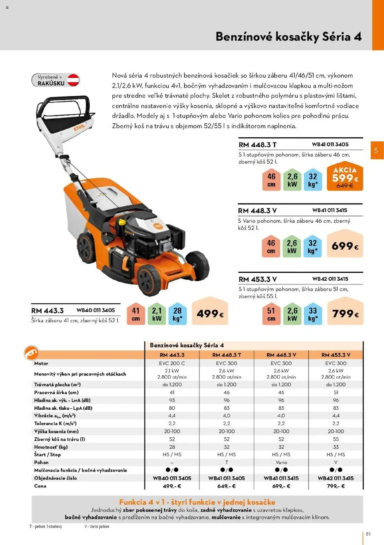 Katalóg STIHL Jar 2025 - strana 61- platný od 01.04.2025