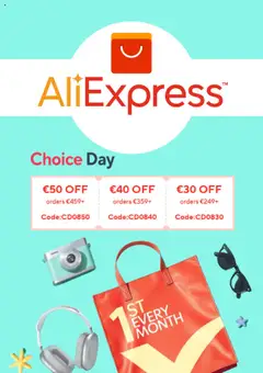 Esikatselu Aliexpress tarjoukset voimassa alkaen 05/08/2025