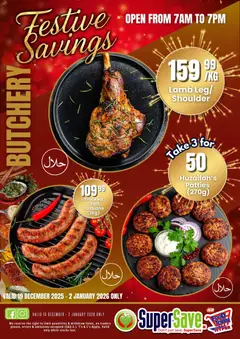 Preview Super Save Butchery Deals valid from 19/12/2025