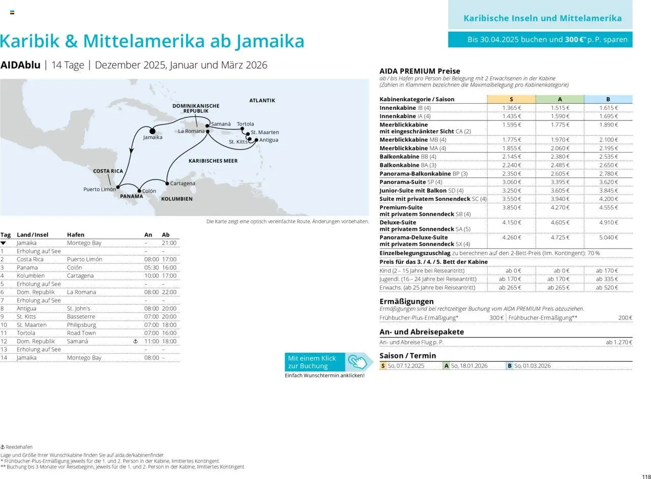 Aida Prospekt Winter 2025/26 - Seite 118 - gültig ab 01.10.2025