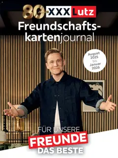 Vorschau XXXL Lutz Freundschaftskartenjournal gültig ab 01.08.2025