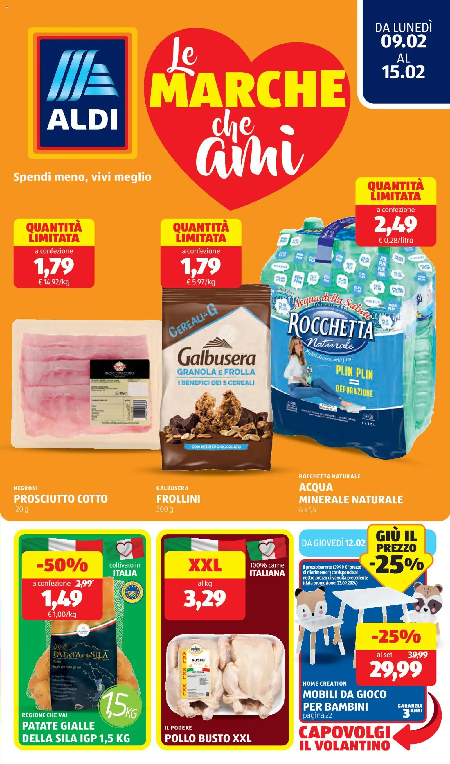 Volantino Aldi	 - pagina 1 - valido dal 09/02/2026