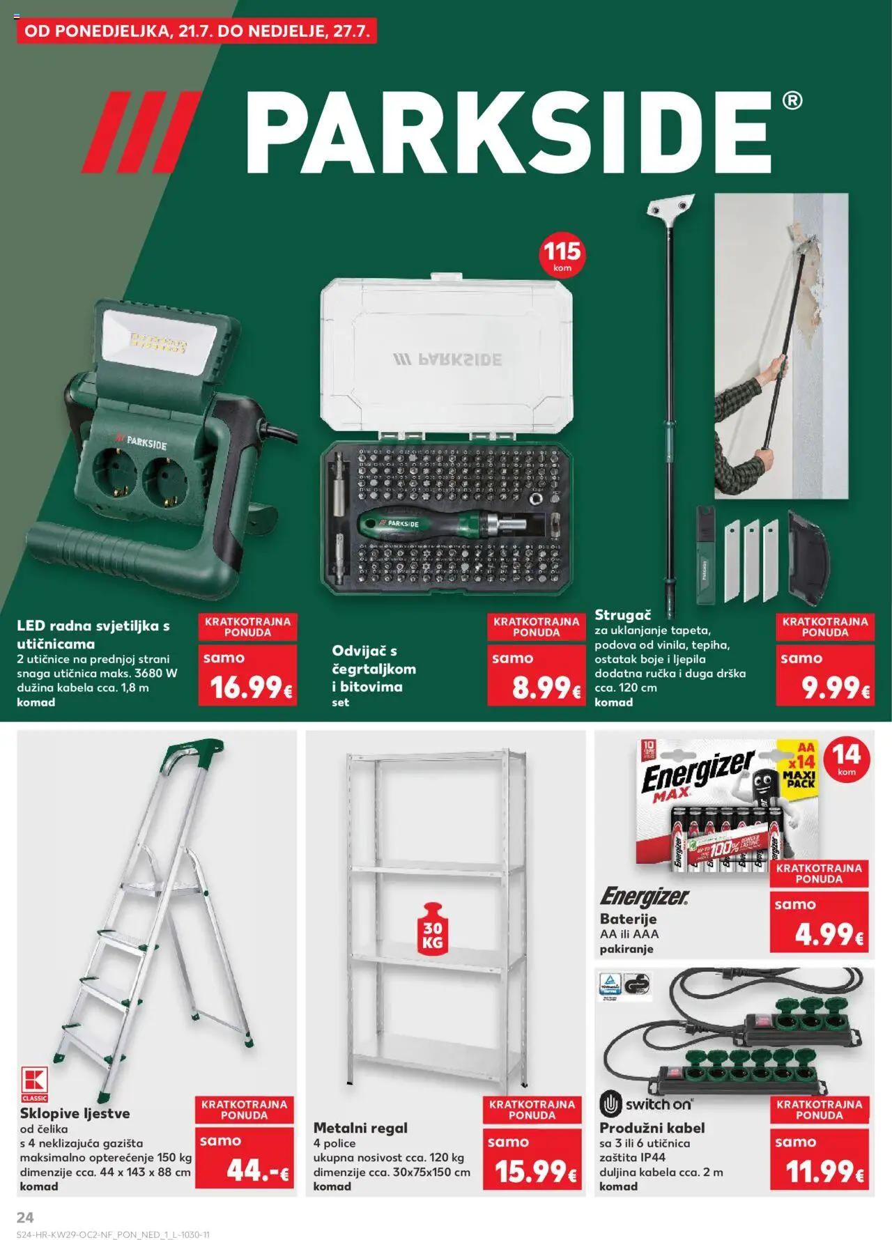 Katalog Parkside Kaufland - stranica 24- važeći od 16.07.2025