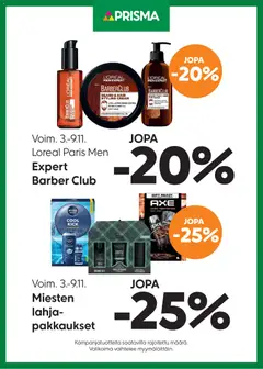 Esikatselu Prisma tarjoukset isänpäivälahjat voimassa alkaen 03/11/2025