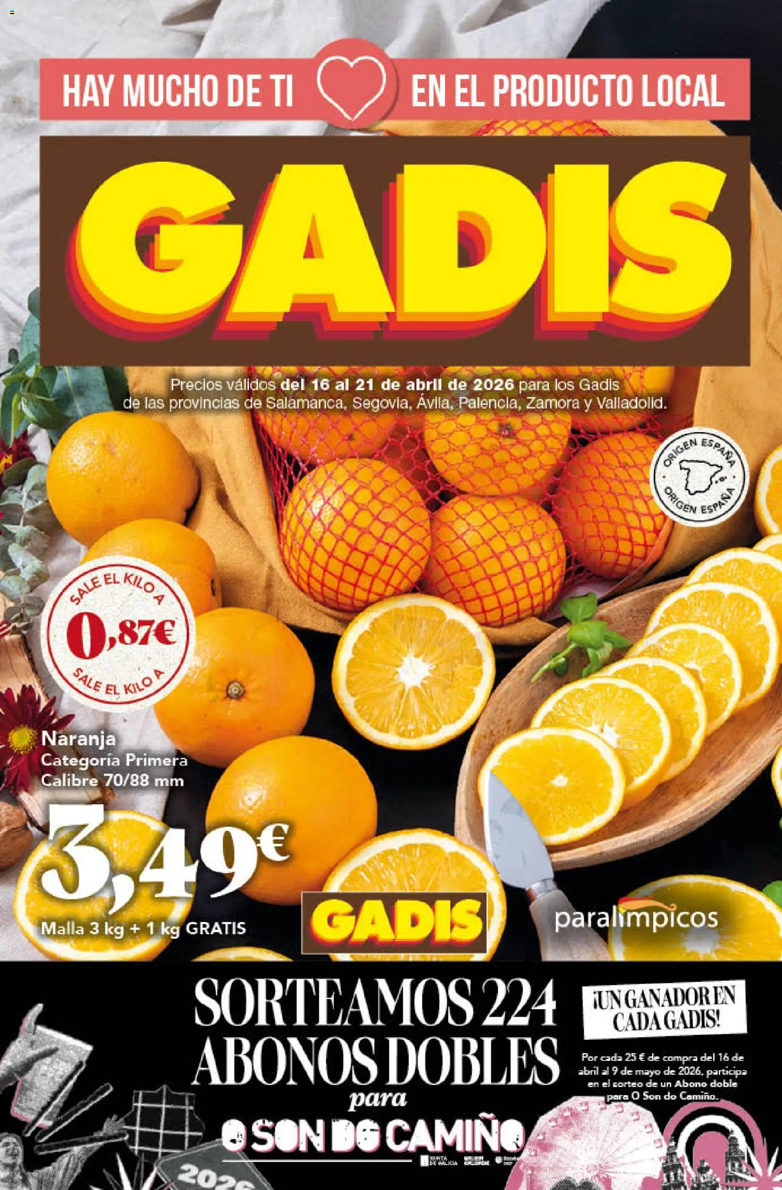 Gadis folleto - Página de 1 - Válido desde 16/04/2026