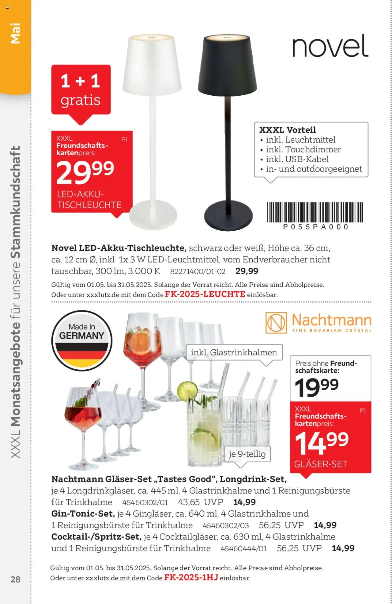 XXXL Lutz Freundschaftskartenjournal - Seite 28 - gültig ab 01.02.2025