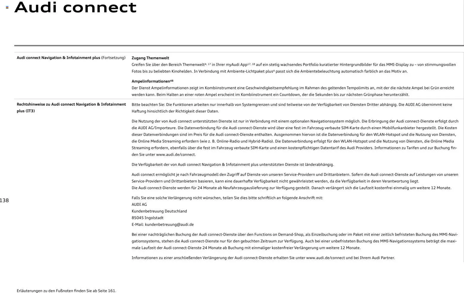 Audi A3 - Seite 138 - gültig ab 28.10.2025
