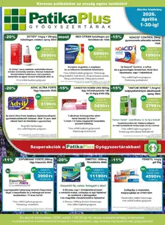 Előnézet PatikaPlus akciós újság érvényes 2026.04.01.-tól