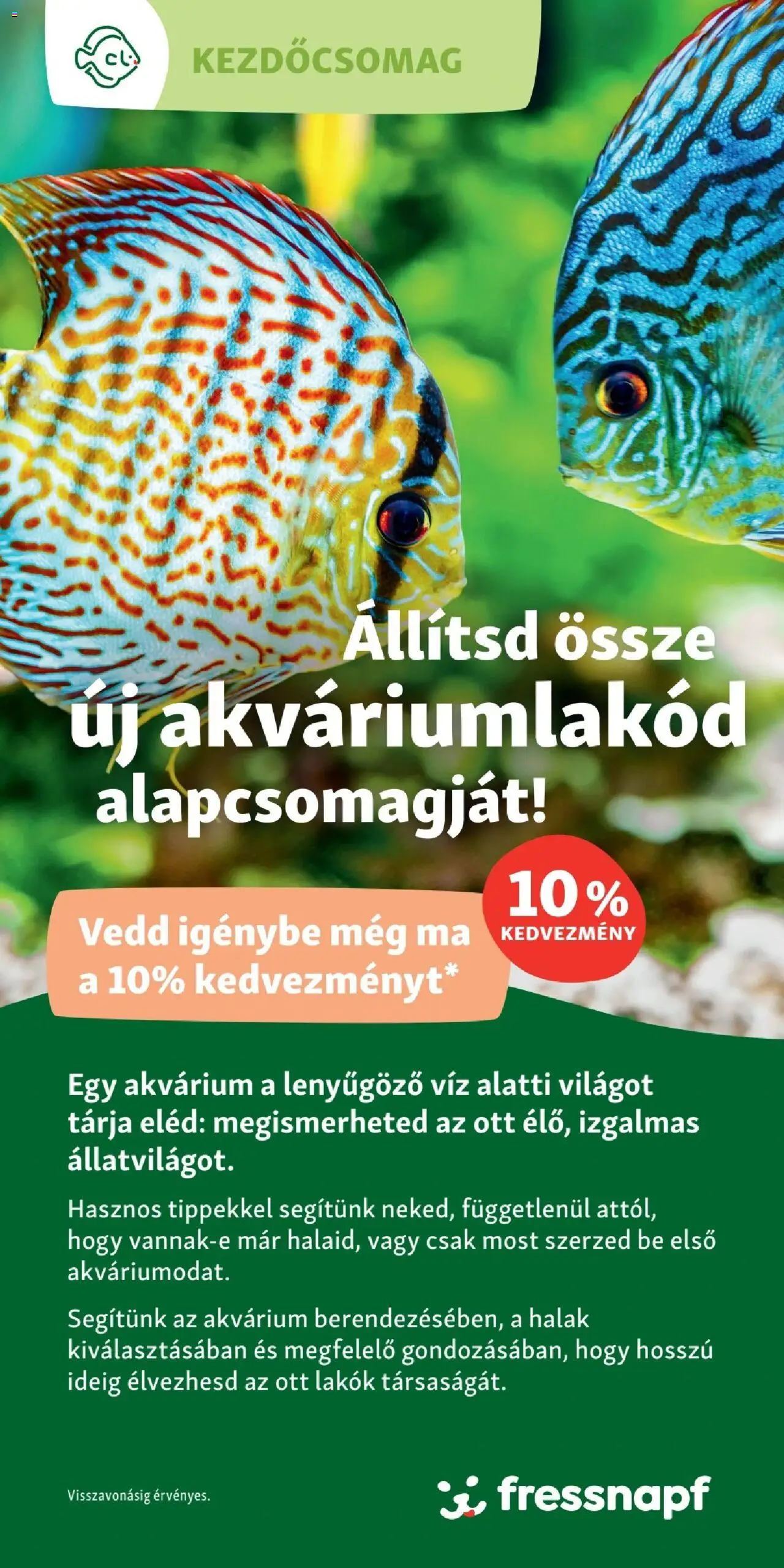 Fressnapf - Fressnapf alapcsomagok halaknak 2 - 1oldal - érvényes 2025.04.06.-tól